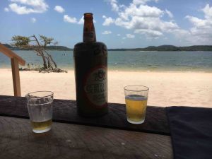 Alter do Chao - beer on the beach
